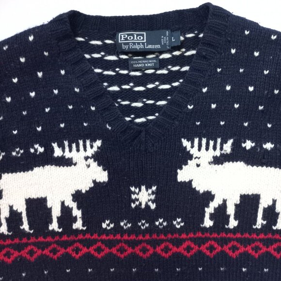 Polo Ralph Lauren VNG 90 Merino Wool Sweater Men's Size S/M/L - Picture 4 of 14